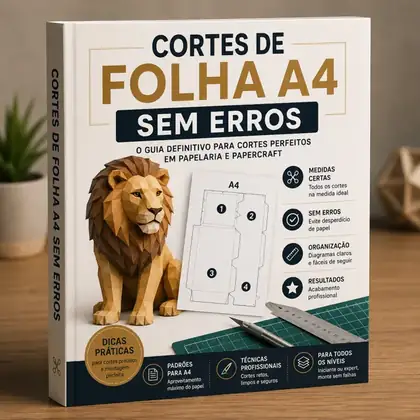 Capa do bônus Cortes de Folha A4 Sem Erros
